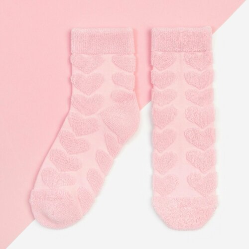 Носки Kaftan для девочек, махровые, розовый