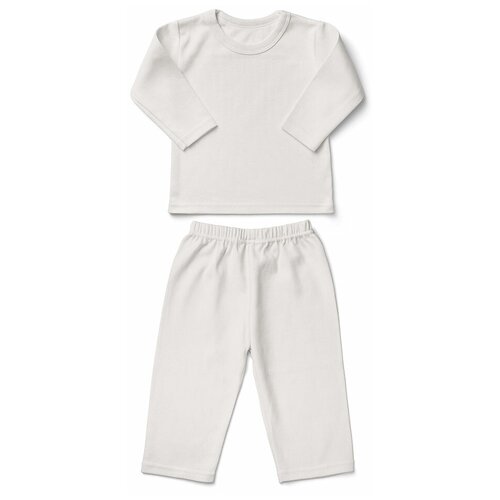 Пижама ОЛАНТ детская, брюки, белый - изображение №1