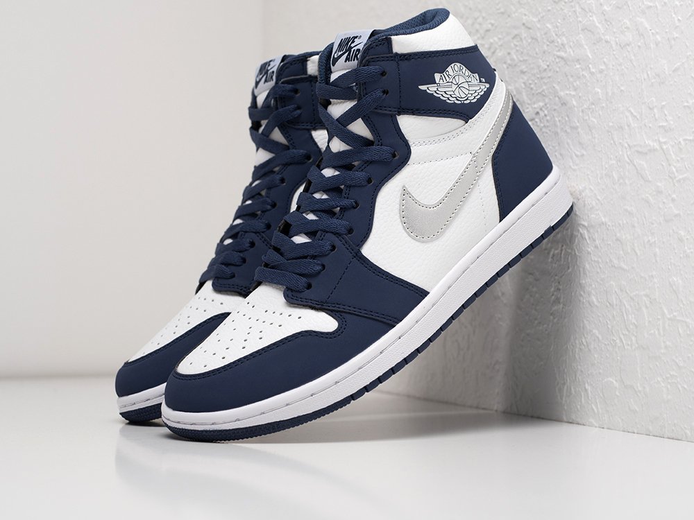 Кроссовки Nike Air Jordan 1 (синий) - изображение №1