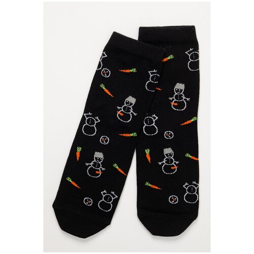Мужские носки Berchelli, 1 пара, классические, фантазийные, на Новый год, черный