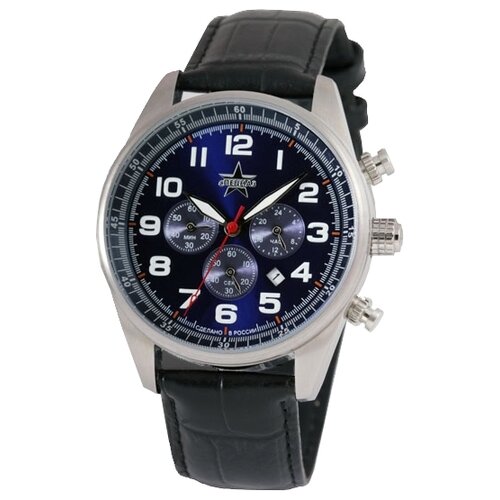 Наручные часы СПЕЦНАЗ С9370272, черный, синий (черный/синий)
