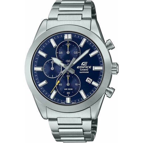 Наручные часы CASIO Edifice Часы мужские Casio Edifice EFB-710D-2A, синий, серебряный (синий/серебристый)