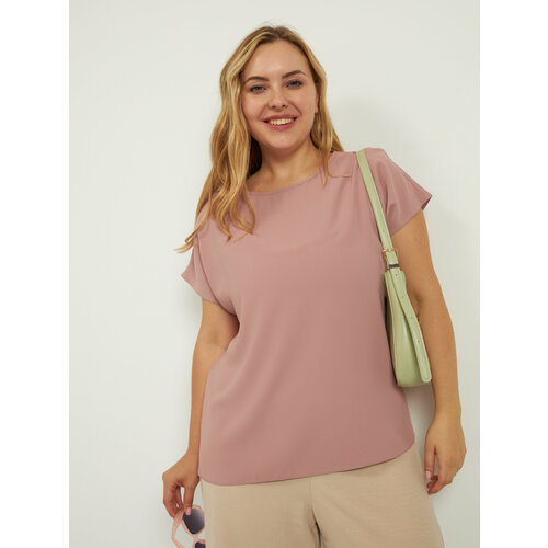 Блуза  DARIVAGALE, бирюзовый (розовый/бирюзовый/none)