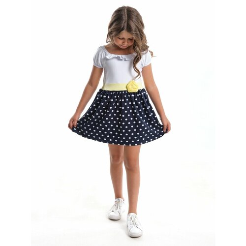 Платье Mini Maxi, белый, синий (синий/белый) - изображение №1