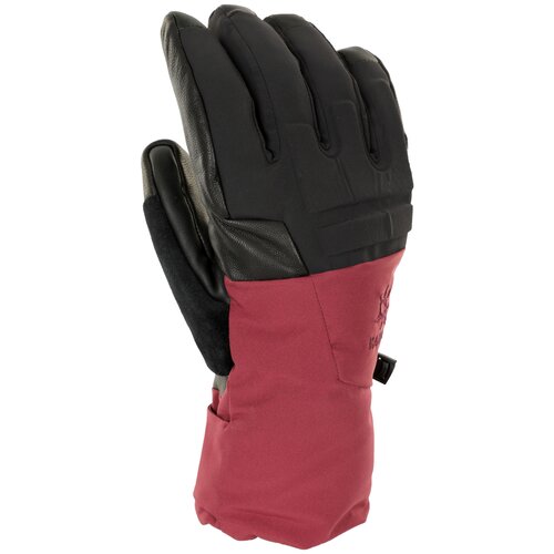 Перчатки Kailas Five Finger Skiing, бордовый, черный (черный/бордовый)