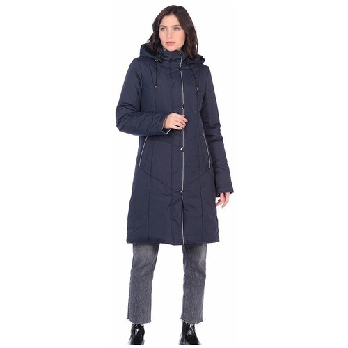 Пальто  Maritta зимнее, средней длины (тёмно-синий)