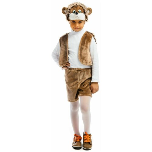 Карнавальный костюм "Ежик" для мальчика, ростом 122-128 см. Незаменим при создании яркого образа для новогоднего маскарада