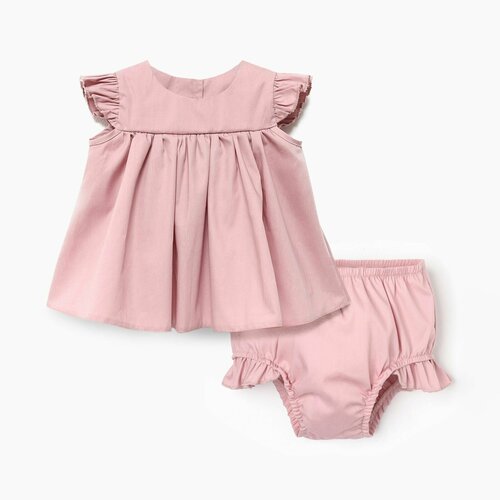 Комплект одежды  Крошка Я, розовый (розовый/бежевый)