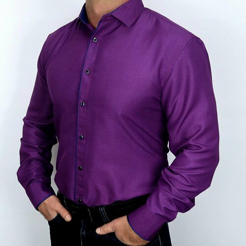Рубашка , фиолетовый