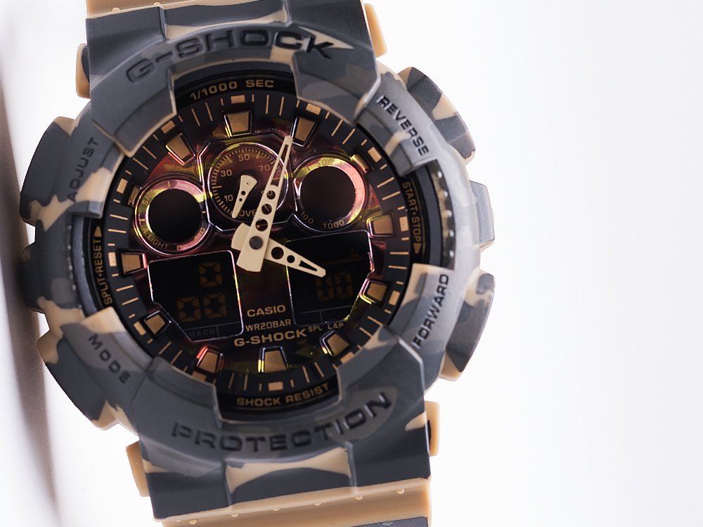 Часы Casio G-Shock GA-100 (черный) - изображение №1