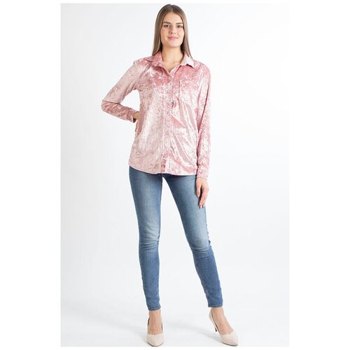 Блуза  BAST, розовый - изображение №1