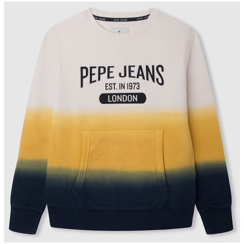 Свитшот Pepe Jeans, без капюшона, карманы, мультиколор (разноцветный) - изображение №1