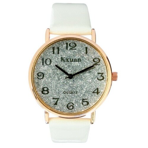 Наручные часы LAVANDA Часы наручные женские "Kxuan", d=3.5 см, белые, белый