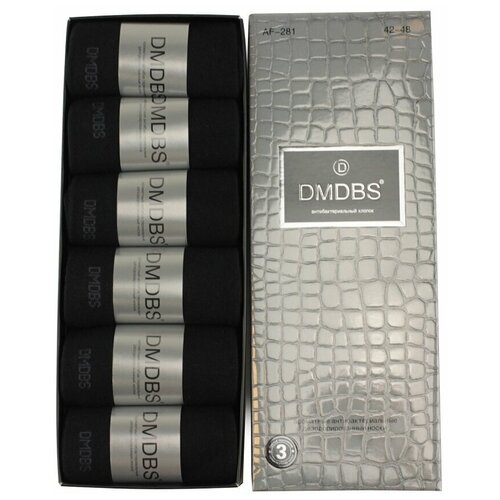 Носки DMDBS, 6 пар, черный