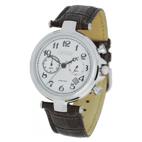 Наручные часы Слава 5131035/OS21, серебряный, белый (серебристый/белый)