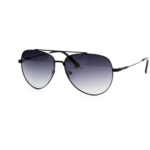 Солнцезащитные очки FLAMINGO, авиаторы, оправа: металл, для женщин, черный