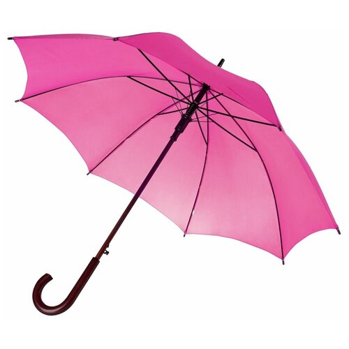 Зонт-трость molti, полуавтомат, купол 100 см., для женщин, розовый