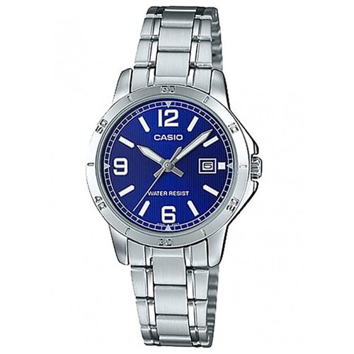 Наручные часы CASIO Collection Наручные часы Casio LTP-V004D-2BUDF, синий - изображение №1