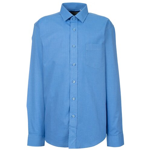 Школьная рубашка Tsarevich, синий - изображение №1