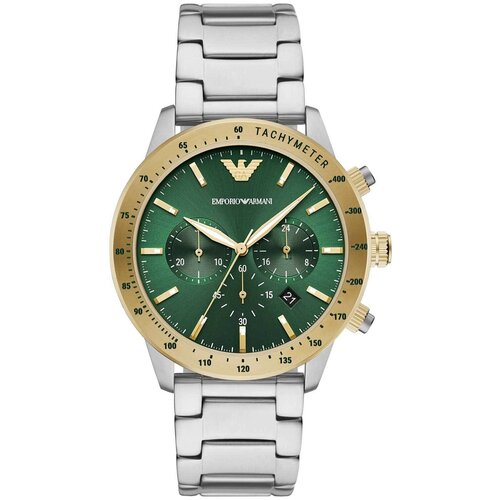 Наручные часы EMPORIO ARMANI Наручные часы Emporio Armani Mario AR11454, серебряный, зеленый (зеленый/серебристый)