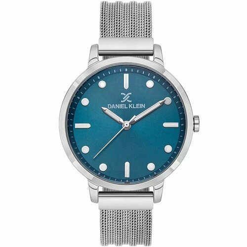 Наручные часы Daniel Klein Часы наручные Daniel Klein DK13504-2 Гарантия 2 года, серебряный, синий (синий/серебристый/синий-серебристый)