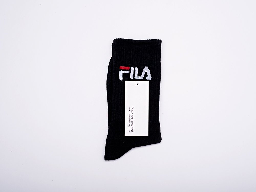 Носки длинные Fila (черный) - изображение №1