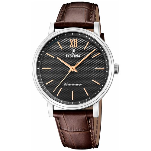 Наручные часы FESTINA Solaris Наручные часы Festina F20660.6, черный, серебряный (черный/серебристый)
