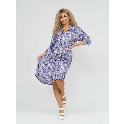 Платье NSD-STYLE, фиолетовый (фиолетовый/лаванда)