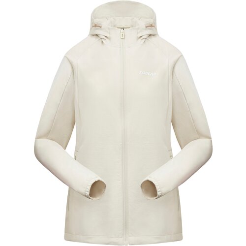 Куртка TOREAD, белый, бежевый (бежевый/белый) - изображение №1