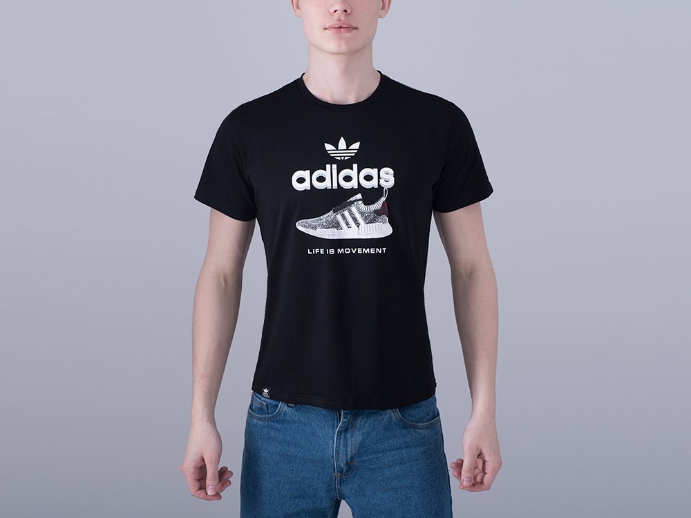 Футболка Adidas (черный) - изображение №1