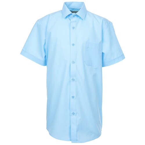 Школьная рубашка Tsarevich, голубой - изображение №1