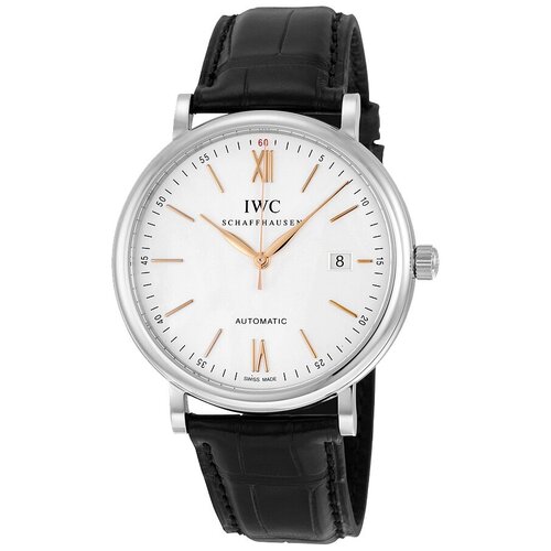 Наручные часы IWC Portofino IW356517, серебряный, белый (серебристый/белый/серебряный) - изображение №1