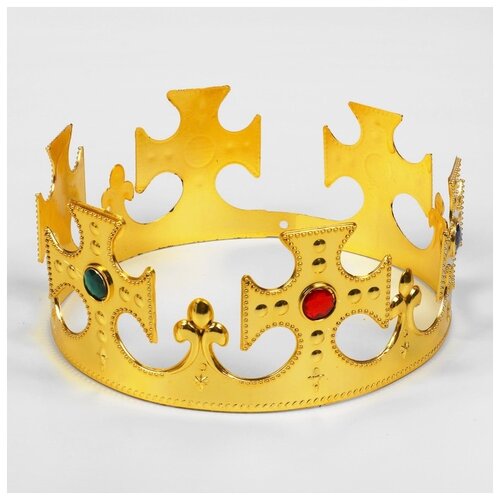 Корона Страна Карнавалия, золото (красный/зеленый/золотистый/золото) - изображение №1