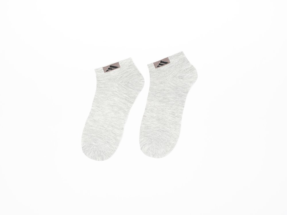 Носки короткие Adidas (серый) - изображение №1