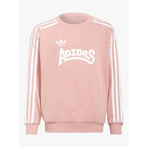 Свитшот adidas Originals для девочек, розовый - изображение №1