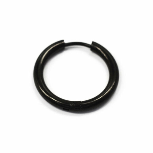 Серьги конго , размер/диаметр 16 мм., черный