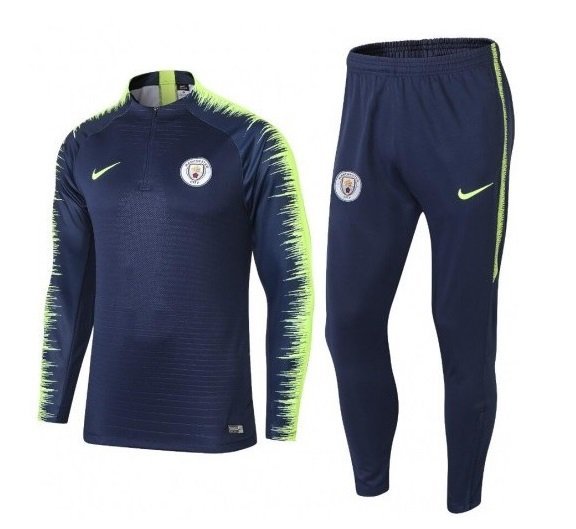 Спортивный костюм Nike FC Man City (синий) - изображение №1