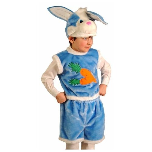 Карнавальный костюм "Кролик" , 3-5 лет, Бока (синий) - изображение №1