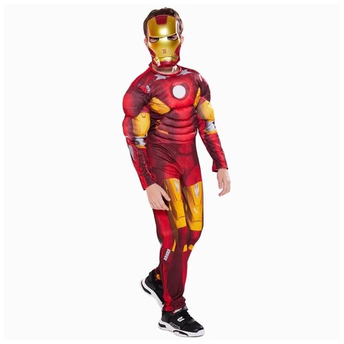 Карнавальный костюм Железный Человек, Mark 7, красная броня (красный)