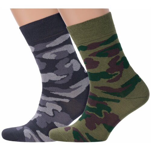 Мужские носки Брестский Чулочный Комбинат, 2 пары, мультиколор (разноцветный)