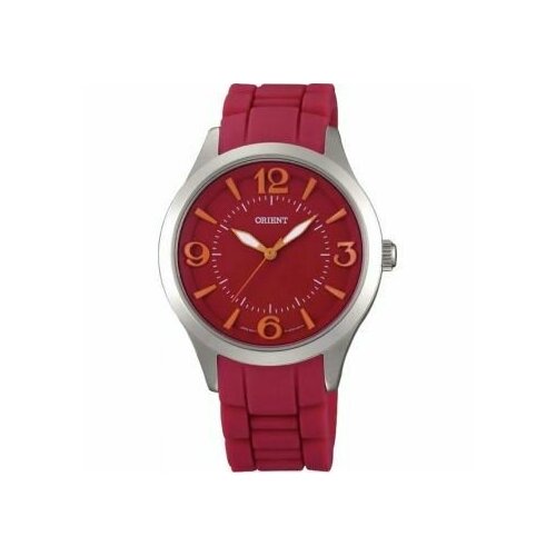 Наручные часы ORIENT Часы наручные женские Orient FQC0T004H0 Гарантия 2 года, серебряный, серый (серый/красный/серебристый)