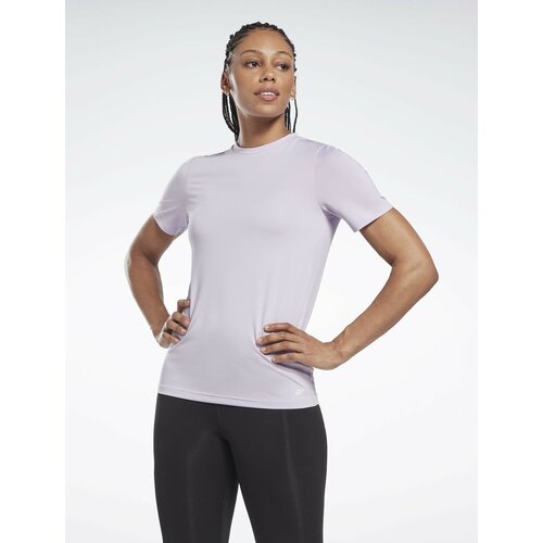 Футболка  для фитнеса Reebok Workout Ready Speedwick T-Shirt, силуэт полуприлегающий, фиолетовый - изображение №1