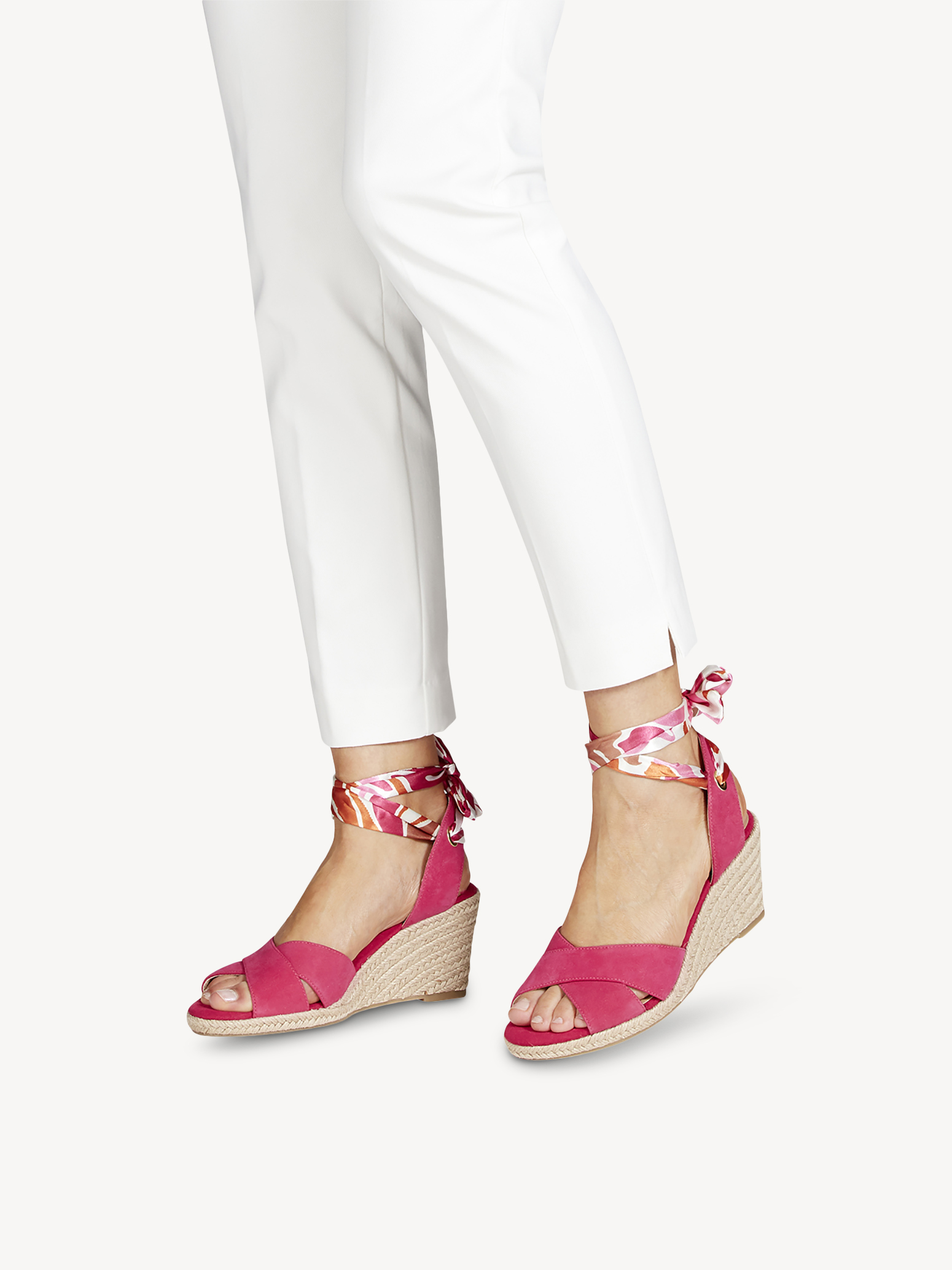 Туфли летние открытые жен. (розовый) - изображение №1
