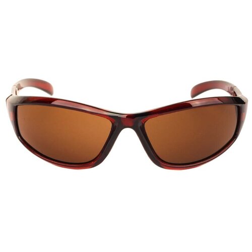 Солнцезащитные очки Kanevin, узкие, оправа: пластик, спортивные, для мужчин, коричневый