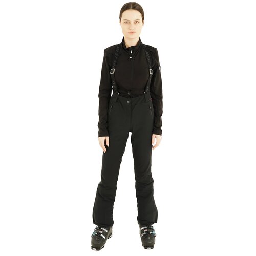 Горнолыжные брюки West scout Gin, карманы, мембрана, утепленные, водонепроницаемые, черный