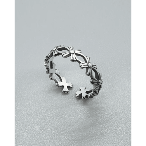 Кольцо, безразмерное, серебряный (серебристый/серебряный)