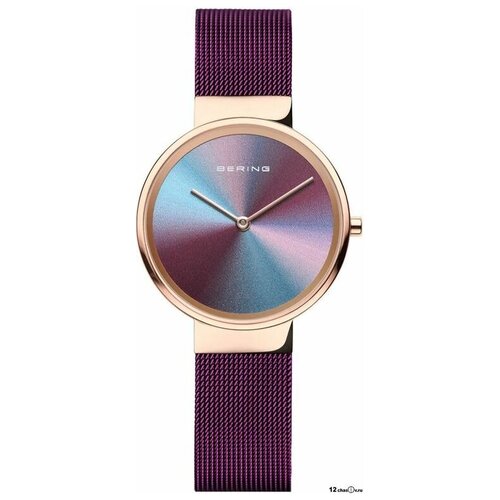 Наручные часы BERING Часы женские Bering 10X31-Anniversary3, фиолетовый, золотой (фиолетовый/золотистый)