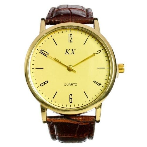 Наручные часы Часы наручные мужские "KX - классика", d-3,8 см, мультиколор (разноцветный/мультицвет)