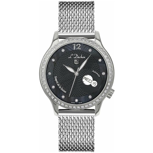 Наручные часы L'Duchen L'Duchen D 713.11.31 M, черный, серебряный (черный/серебристый/стальной)