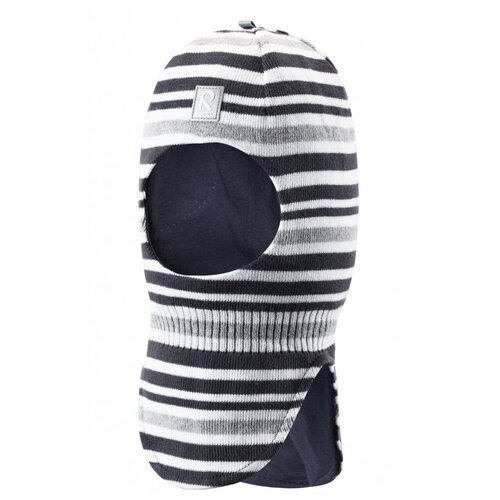 Шапка-шлем Reima, черный, голубой (серый/черный/голубой/белый/графит) - изображение №1